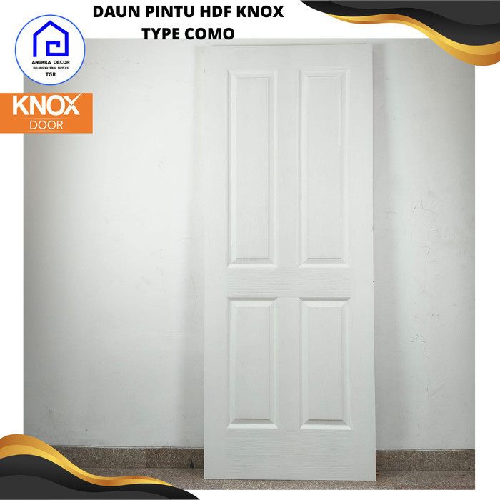 Terlaris Daun Pintu kamar kayu HDF KNOX Type Como Unfinished