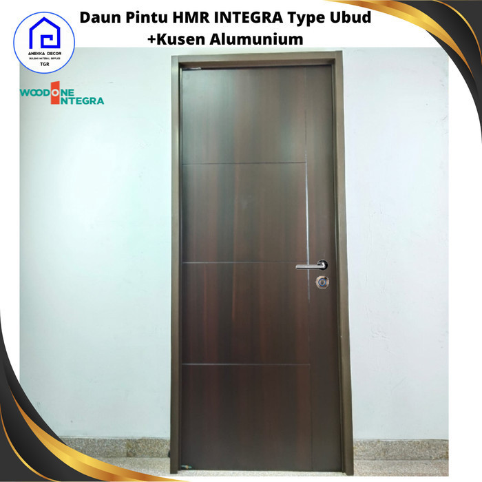 Terlaris Pintu HMR Woodone INTEGRA Type UBUD + set Kusen Alumunium