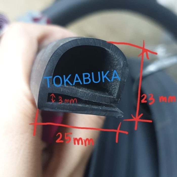 Terlaris Karet Lis model e 25 mm untuk pintu kulkas / cold storage / oven