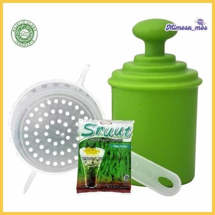 Cetakan cendol sruut / dawet free tepung cendol