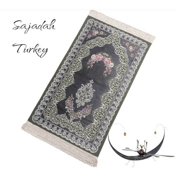 Sajadah Turki Sajadah Turkey Bahan Satin Premium Import Turkey Xhx-888