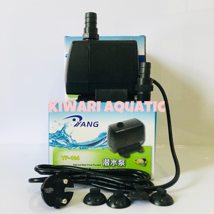 YANG YP-104 Submersible Pump Pompa Air Celup Aquarium / Kolam YP104