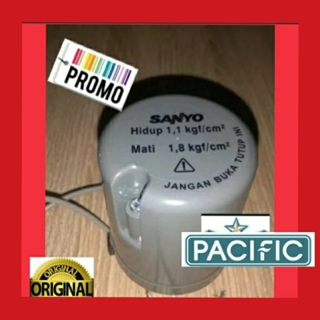 Otomatis ASLI pompa air SANYO PH 125 watt 137 shimizu ps 135 130 bit