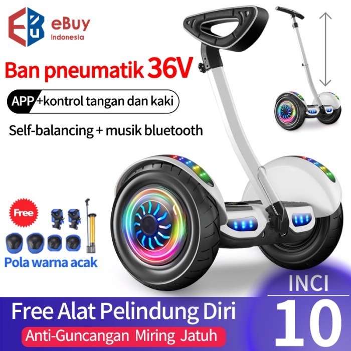 ebuy KL077 Terbaru Smart Balance Wheel / segway / Hoverboard 10Inch HRG DISKON