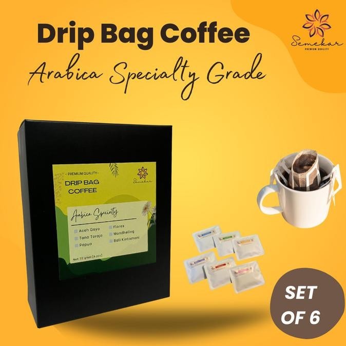 

Coffee Drip Bag Box Set Arabica Specialty Kopi Filter | Hampers Kado