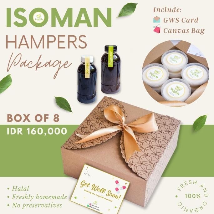 

Isoman Hampers Package Immune Booster Covid Kembang Tahu Susu Box Of 8