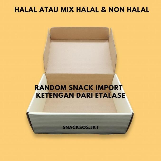 

Snack Box Gift Import Random Custom Jajanan Import Hampers Snack