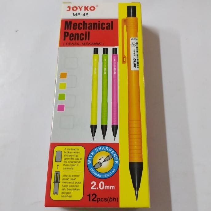 

Terjangkau Pencil mekanik Joyko MP - 49 . 2,0 (isi 12 pcs) !