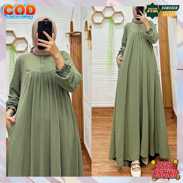 Berkualitas Bajugamis Kekinian Bju Hariraya Gami Ibuk Busui Pesta Elegan Gsmis Muslim Buat Lebaran M