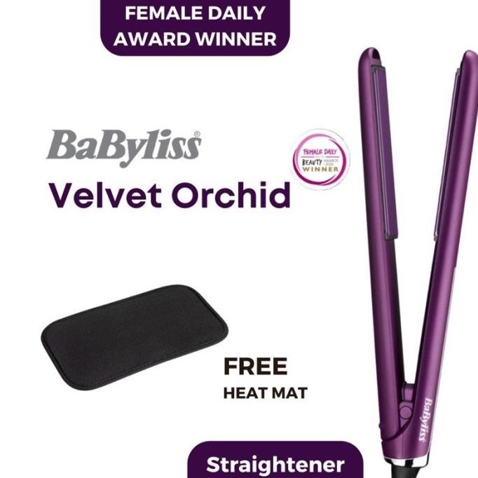 New! Babyliss Velvet Orchid 235 Straightener - 2513U