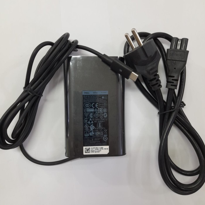 ADAPTOR CHARGER ORI laptop DELL LATITUDE 5280 5285 5289 5480 TYPE C
