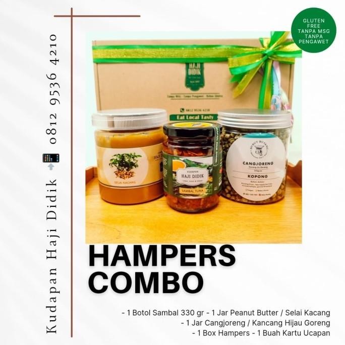 

Hampers / Parcel Lebaran Combo 3 Macam Dari Kudapan Haji Didik
