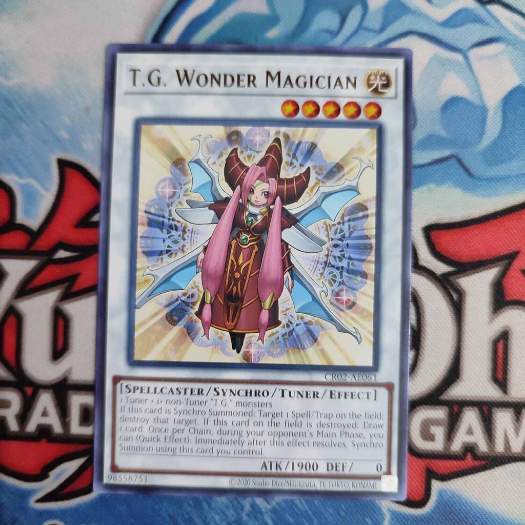 yugioh AE T.G. wonder magician CR02-AE061 R original