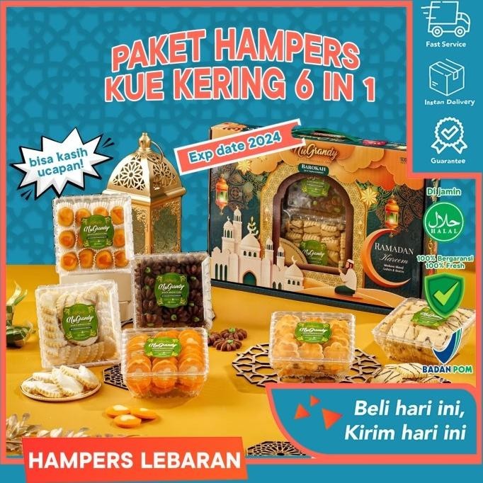 

New Sale Paket Hampers Parcel Lebaran Ramadhan Kue Kering Cake Cookies Ramadan Stok Terbatas