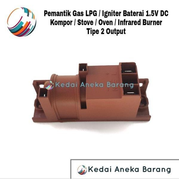 Pemantik Elektrik Listrik Gas Pulse Ignition Akumulator Igniter Kompor Infrared Burner Oven BBQ Gril