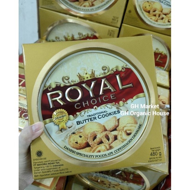 

Royal Choice Butter Cookies 480 gram Biskuit Kaleng Preum Danish Pie