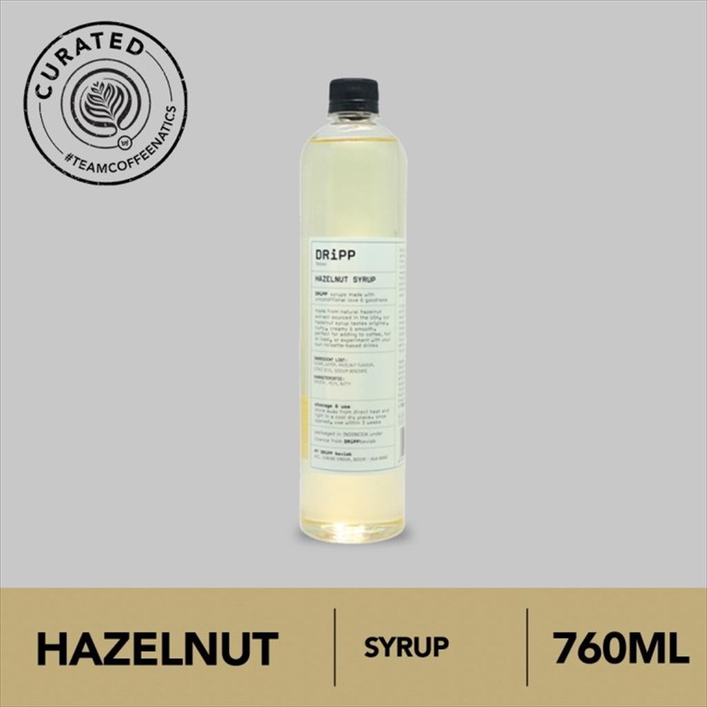 

DRiPP Hazelnut Syrup - Sirup Perisa numan untuk Personal atau HOREKA Coffeenatics