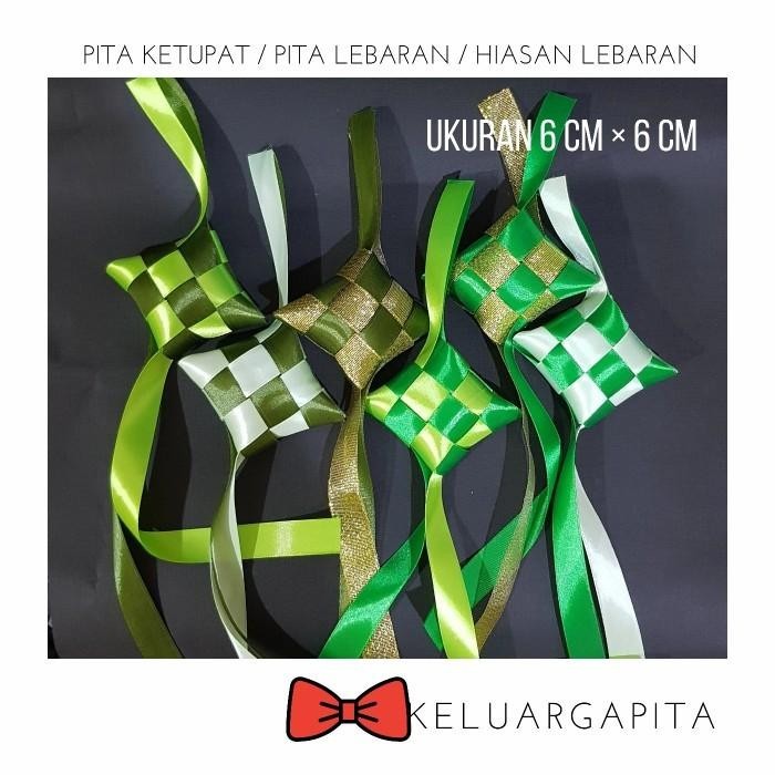 

Pita Ketupat / Pita Lebaran / Hiasan Idul Fitri / Hiasan Ketupat 084