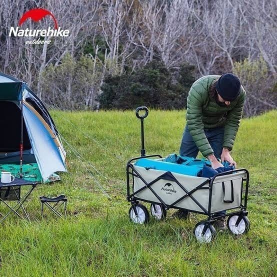 Gerobak Lipat Naturehike Nh19Pj001 Troli Keranjang Piknik Camping