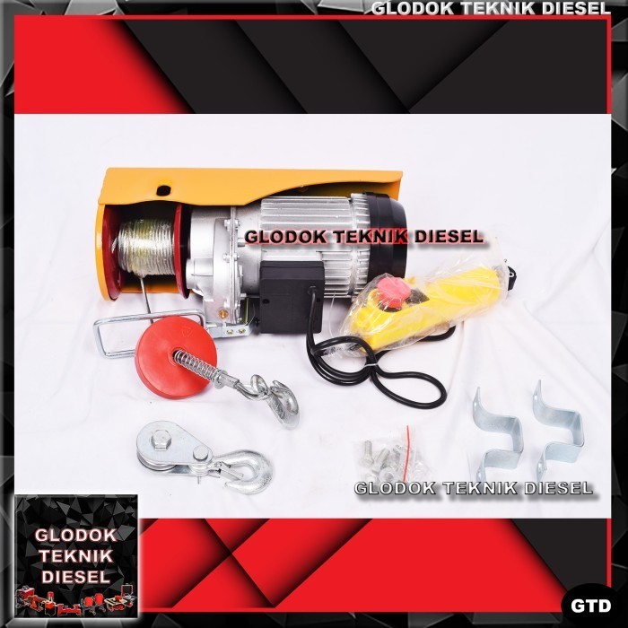 Mini Electric Hoist 600 Kg Takel Listrik Pa 600 A Rope Hoist Pa600