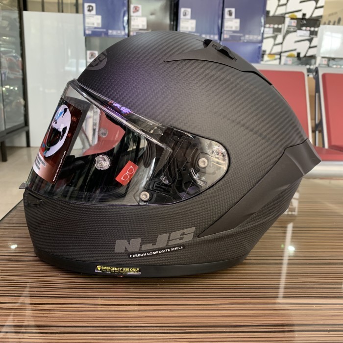 Helm Full Face NJS Zx 1R Carbon Twill