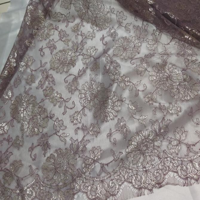 Naenggo Ready Kain-Bahan Brokat/Brukat Lace Prancis Original 100% Asli