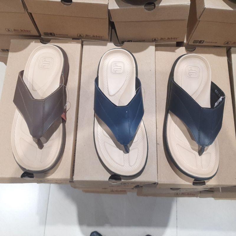 sandal jim joker / sandal cowok kulit / jim joker Bold 4s
