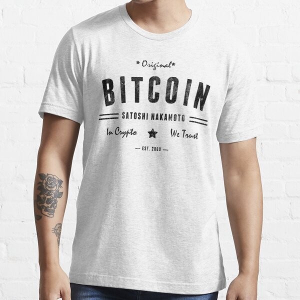 Baju Kaos Bitcoin Original Satoshi BTC Crypto