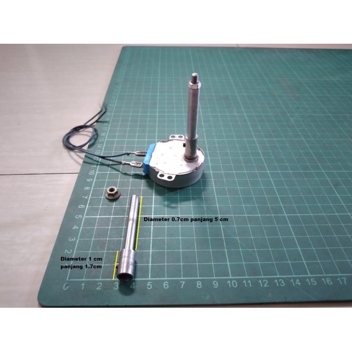 AC Motor 220V Synchronous Motor Shaft Panjang