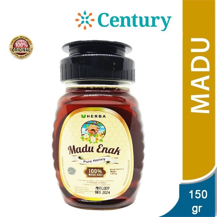 

Herba Madu Enak Pure Honey 150 Gr / Madu / Daya Tahan Tubuh