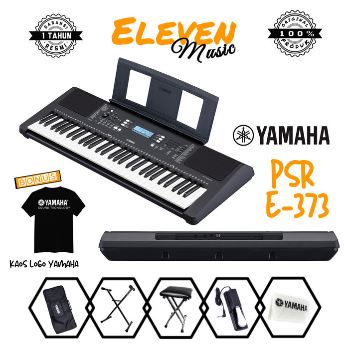 NEW yamaha psre373 psr-e373 psr e 373 paket keyboard