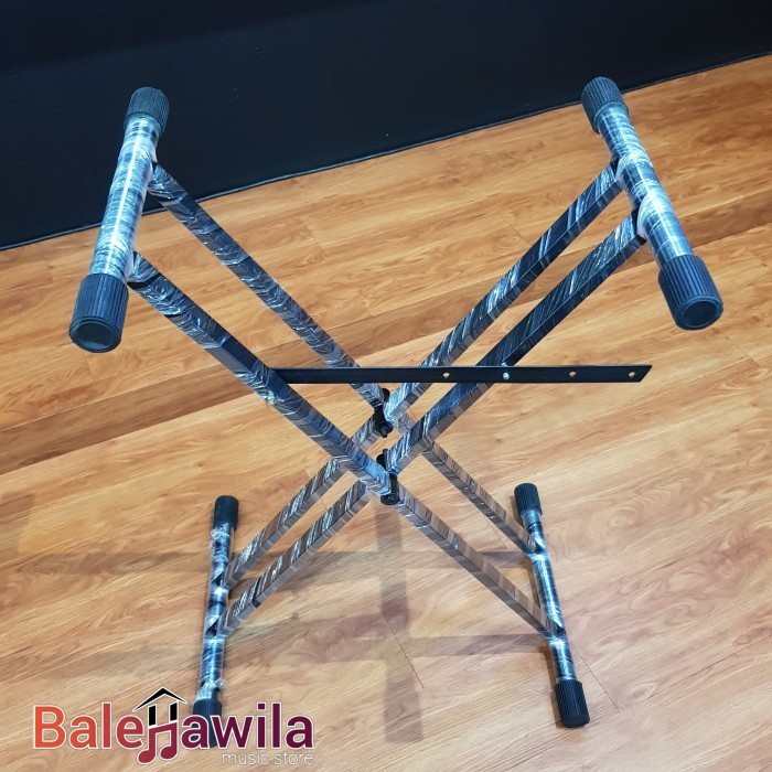 NEW Stand Double Keyboard Stand Keyboard Double Kaki Kokoh Kaki Piano