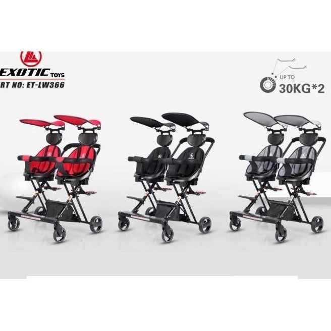 Magic Baby Stroller Kembar Twins Lw 366 Gratis Ongkir Aditpernanda12