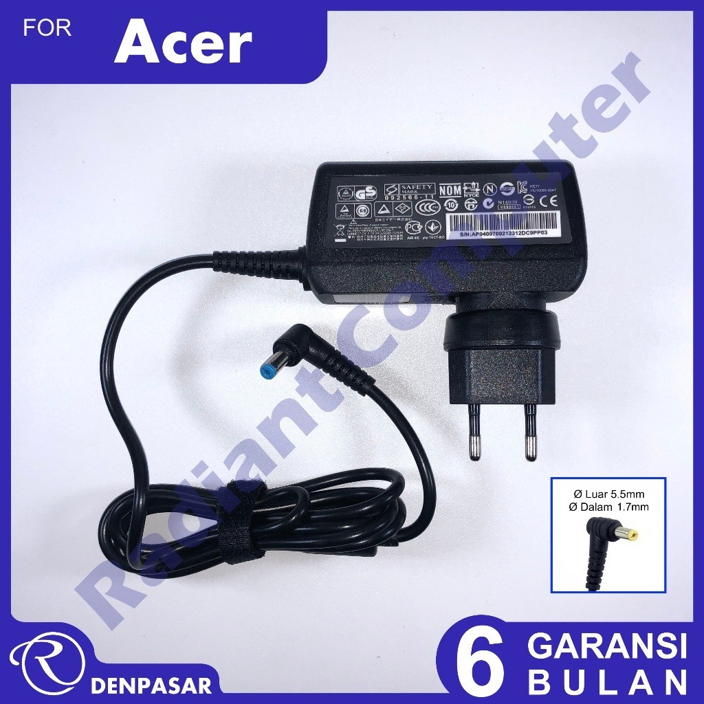 Adaptor Charger Acer Aspire One V5-131 V5-132 V5-132P V5-171