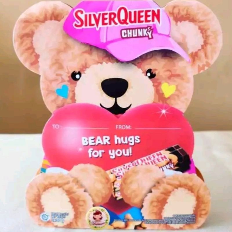 

GOJEK GRAB READY LANGSUNG KIRIM Silverqueen Chunky Bear isi 3 Chunky Bar 30gr Silver Queen Chunkybar