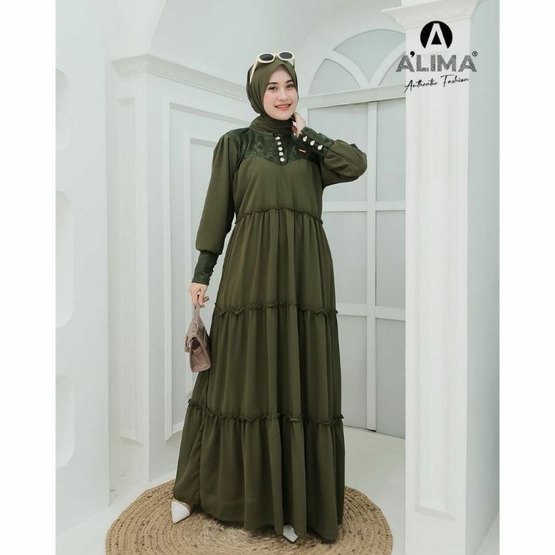 JAMEELA MAXI DRES GAMIS MIX BRUKAT GAMIS BUSUI/