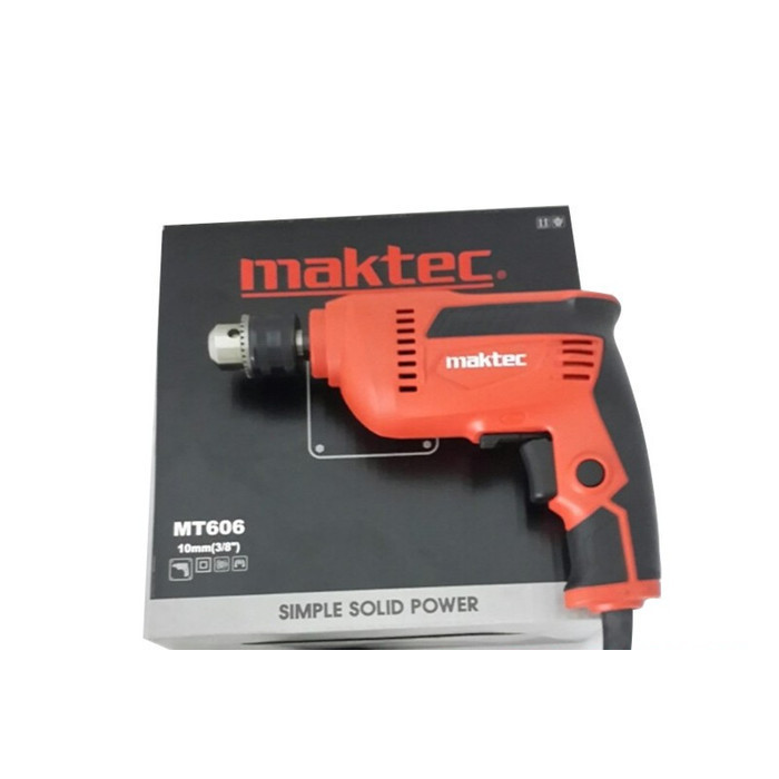 Mesin Bor Tangan 10mm / Mesin Bor Besi 10 mm MAKTEC MT 606 MT606