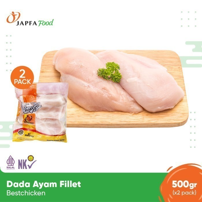 Bestchicken Bundling Hemat Daging Fillet Dada Ayam 500 gr - Isi 2 pack