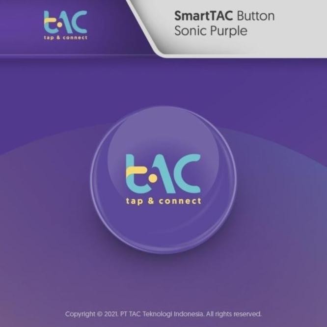 

[New Ori] Smarttac Button Sticker Tac Kartu Nama Digital