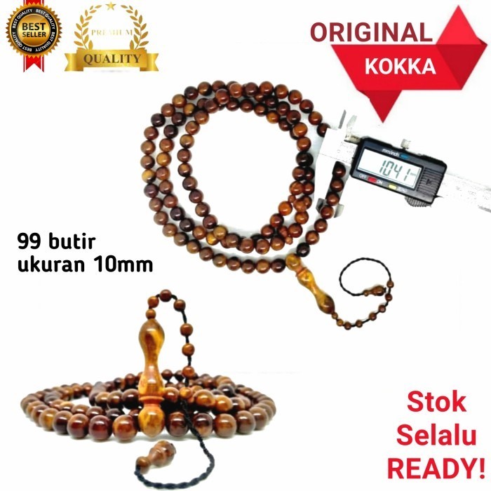 COD Tasbih kaokah kokka kaoka koka kaukah asli 10mm bulat