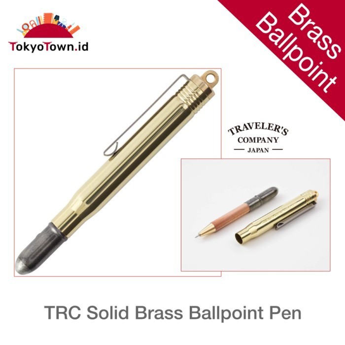 

TravelerS Company Brass Ballpoint Pen