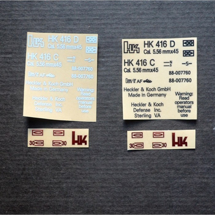 

Hk416 Stiker Metal Ultra Tipis