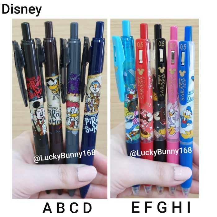 

Sarasa Disney Mickey Minnie Mouse Pluto Donald Daisy Duck Alice Japan