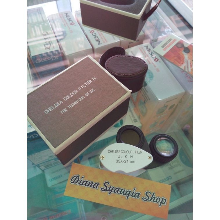 

Chelsea Filter Dengan Loupe 35 X 21Mm