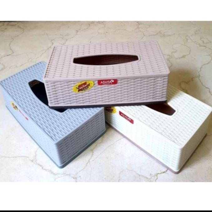 favorit] TEMPAT TISU ROTAN KOTAK TISSUE ASVITA