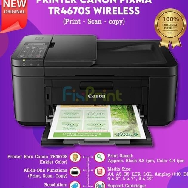 Canon Printer Pixma Tr4570S Tr 4570S Tr4670S All In One Wireless Xakonza