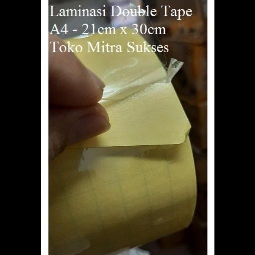 

Laminasi Double side - Double Tape A4