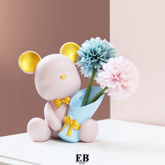 Patung Beruang Lucu Unik / Flower Bouquet Bear 572/1-7