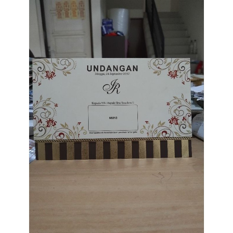 Undangan ERBA 88213 ECER & GROSIR KOSONGAN TANPA PLASTIK OPP