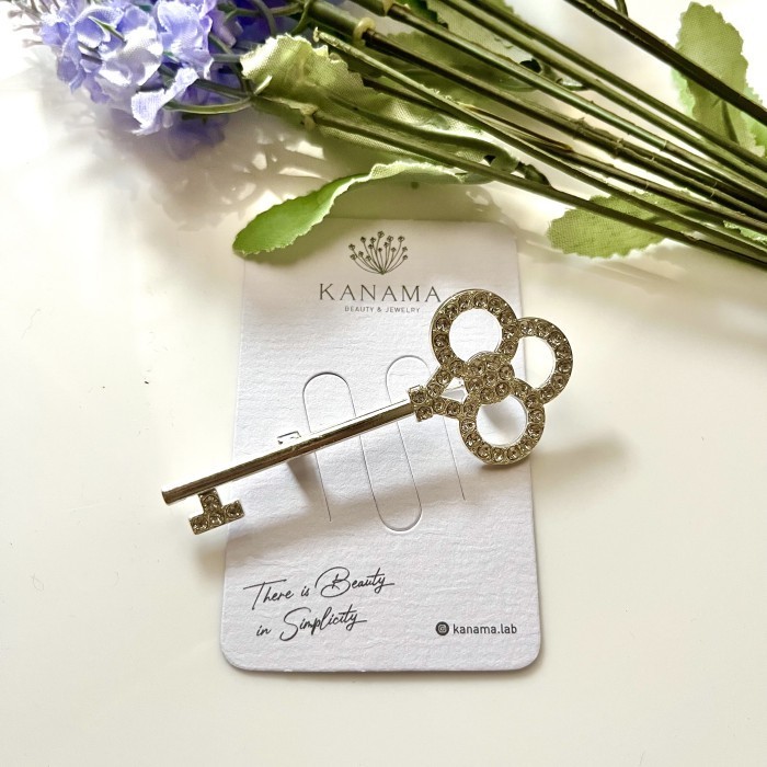 BROS JILBAB AKSESORIS HIJAB CANTIK / WANITA HIJAB / BERGO / SILVER IST